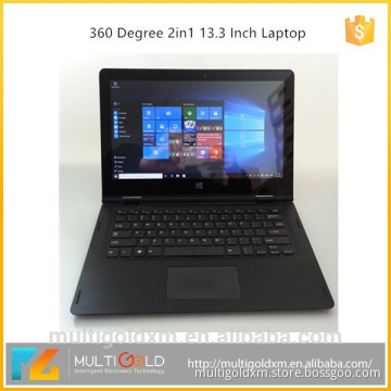 13.3 Inch 360 Degree 2in1 Intel Cherry trail Z8300 Quad-Core Win 10 Laptop Notebook Tablet PC